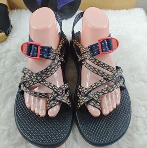 Chaco Z-Style Adjustable Sport Sandals – Black/Orange – Women’s Size 11